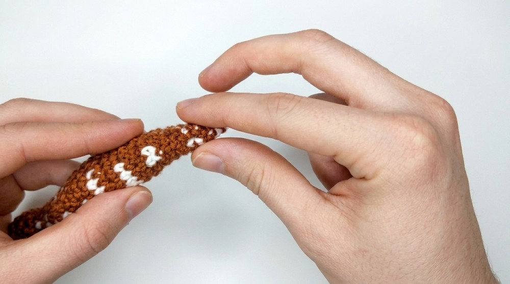 Crochet snake step by step 7
