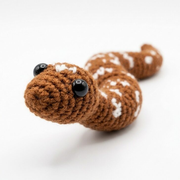 Crochet snake step by step 8