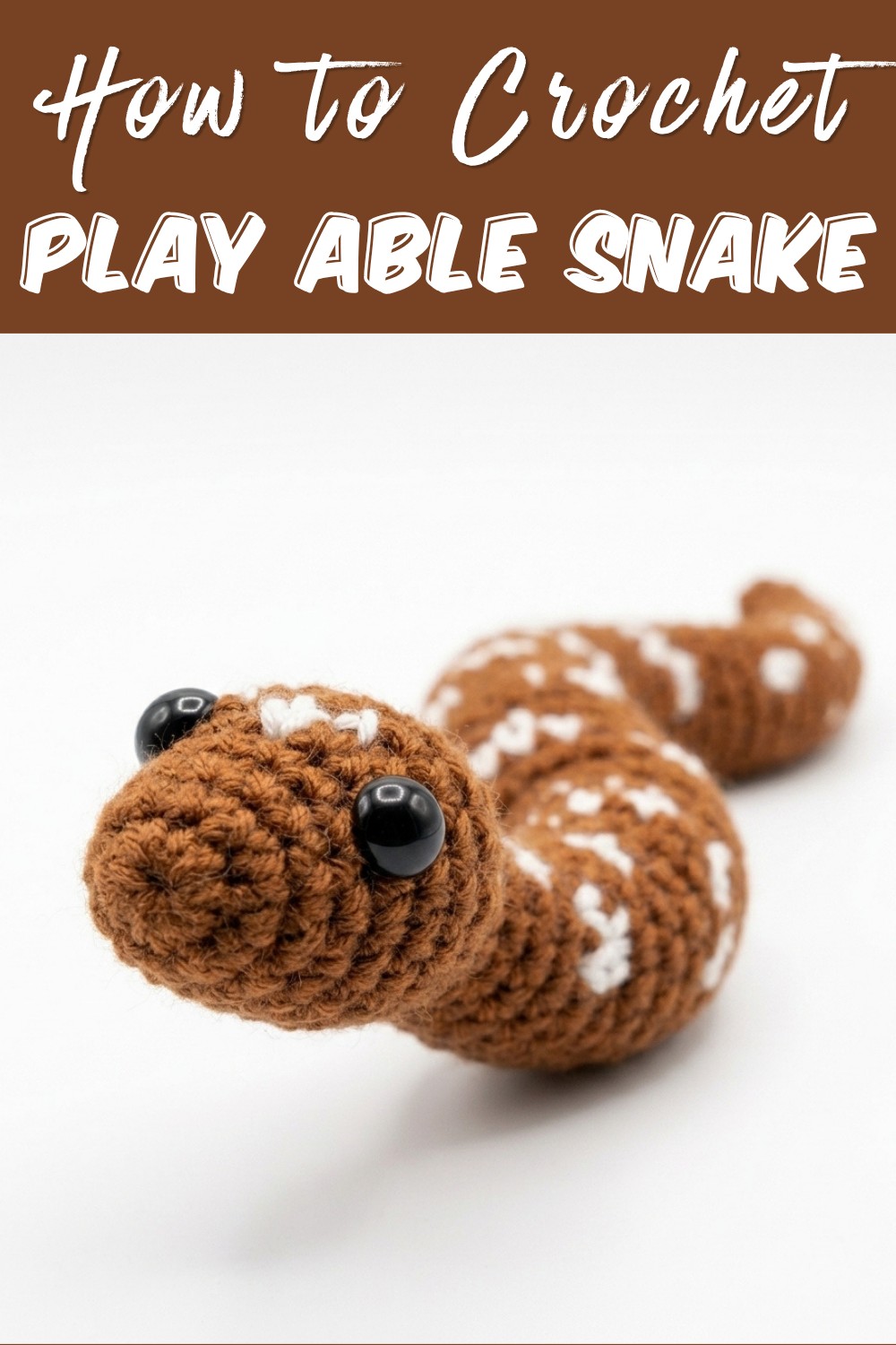 Crochet snake step by step 9